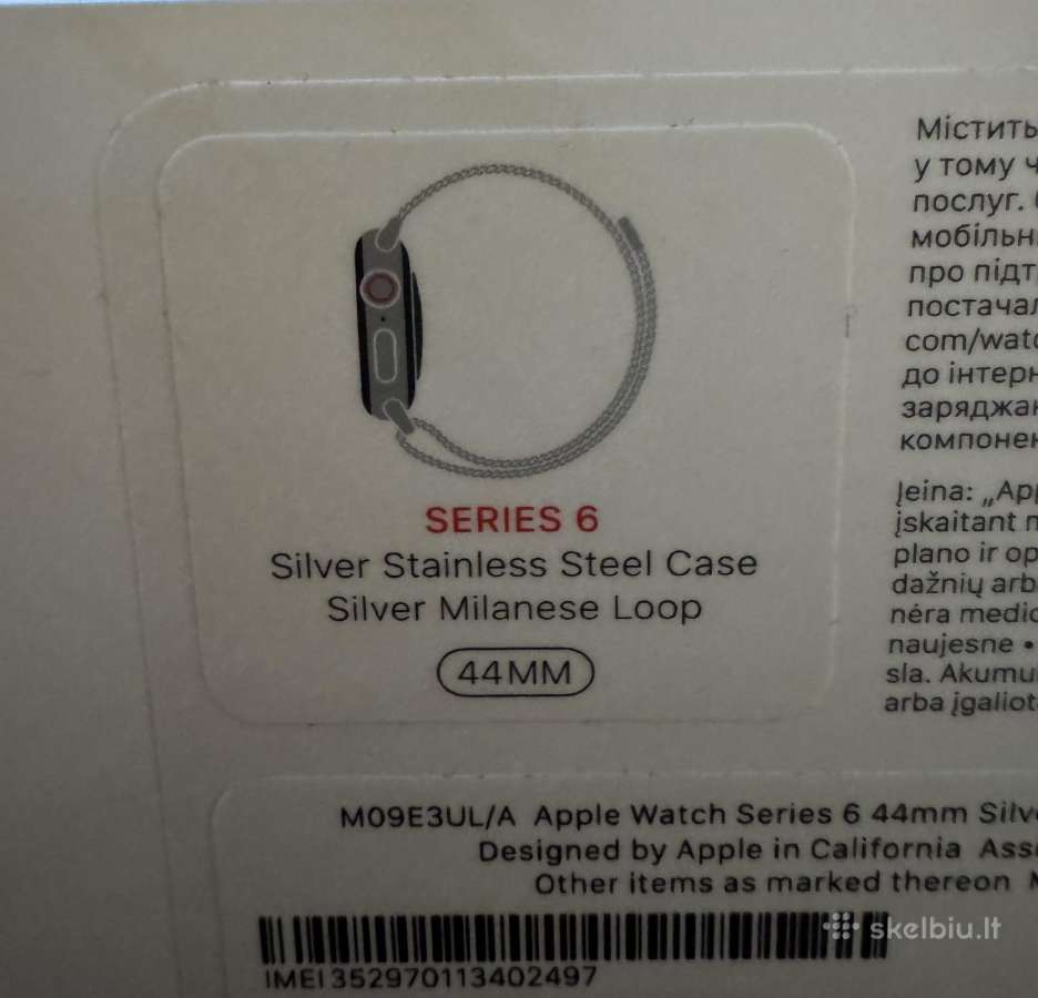 Apple Watch Series 6 44mm stainless steel - nuotraukos Nr. 4