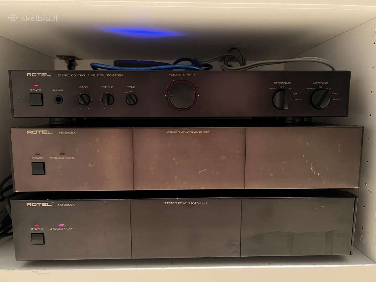 Rotel Rb 960bxrotel ir RC 970bx