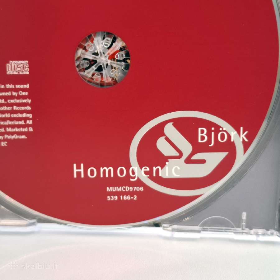 Bjork - Homogenic (CD, Albumas) - nuotraukos Nr. 4