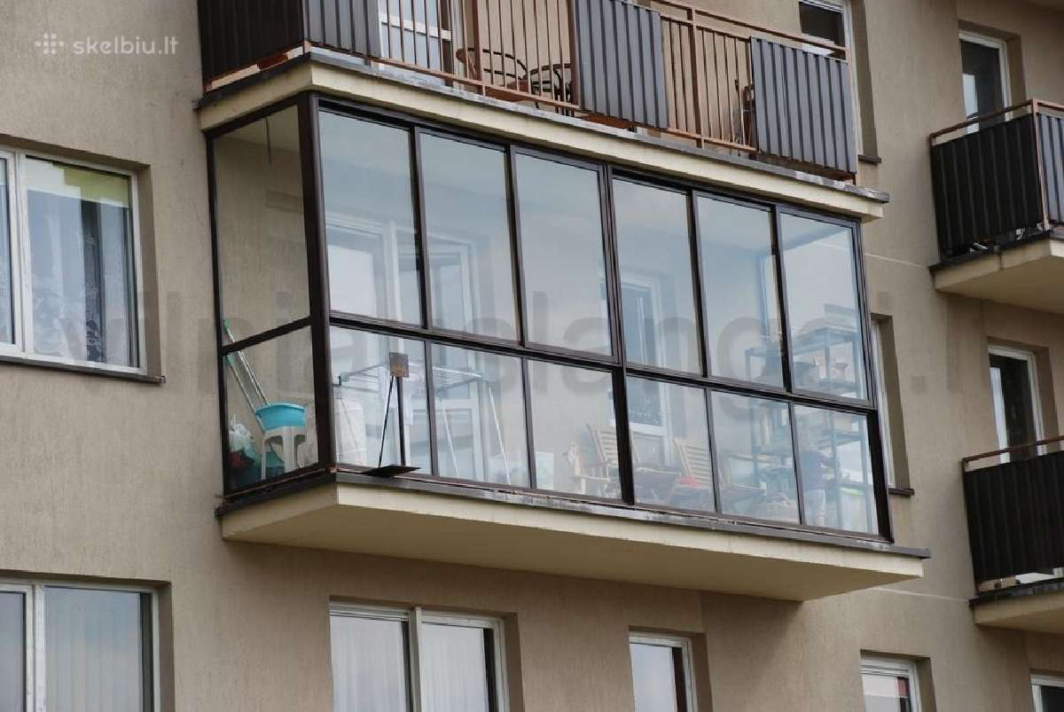 Plastikiniai langai, balkonų stiklinimas Vilniuje - nuotraukos Nr. 6