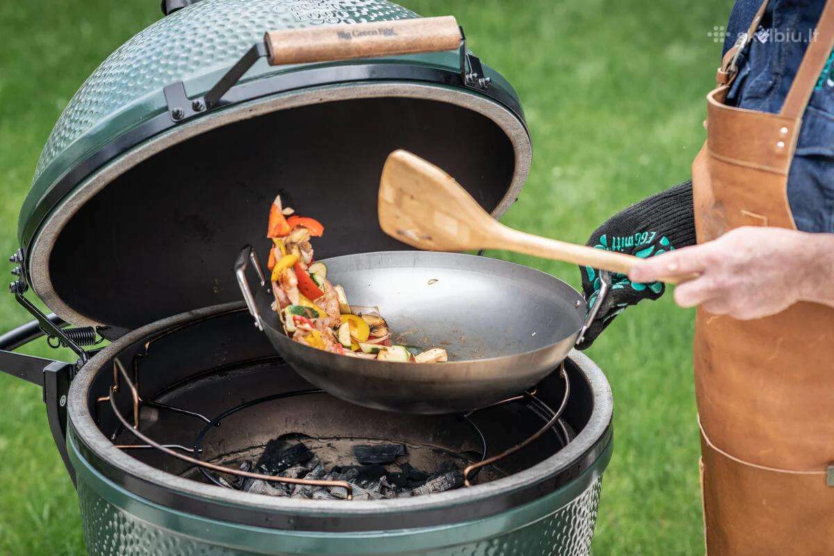 Angilnio plieno Wok keptuvė 40cm - nuotraukos Nr. 6