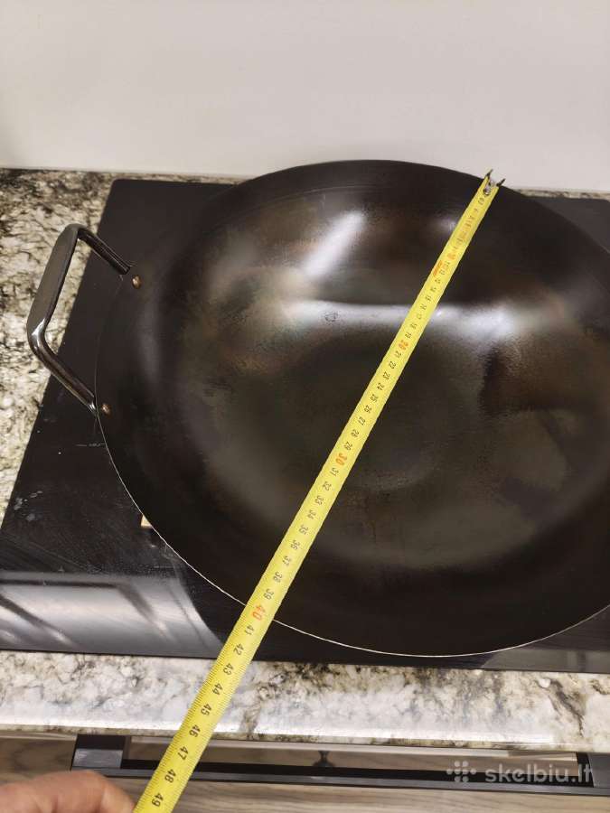 Angilnio plieno Wok keptuvė 40cm - nuotraukos Nr. 3