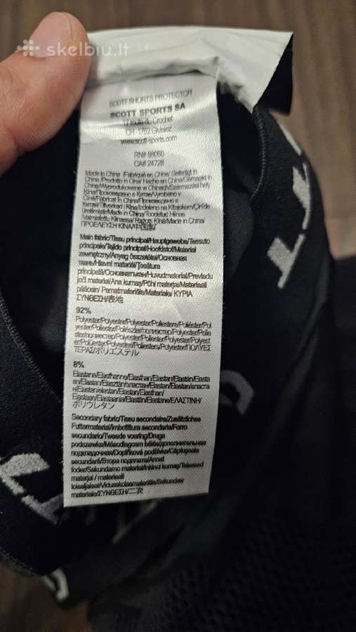 Scott apsauginiai sortai, XL dydis - nuotraukos Nr. 6