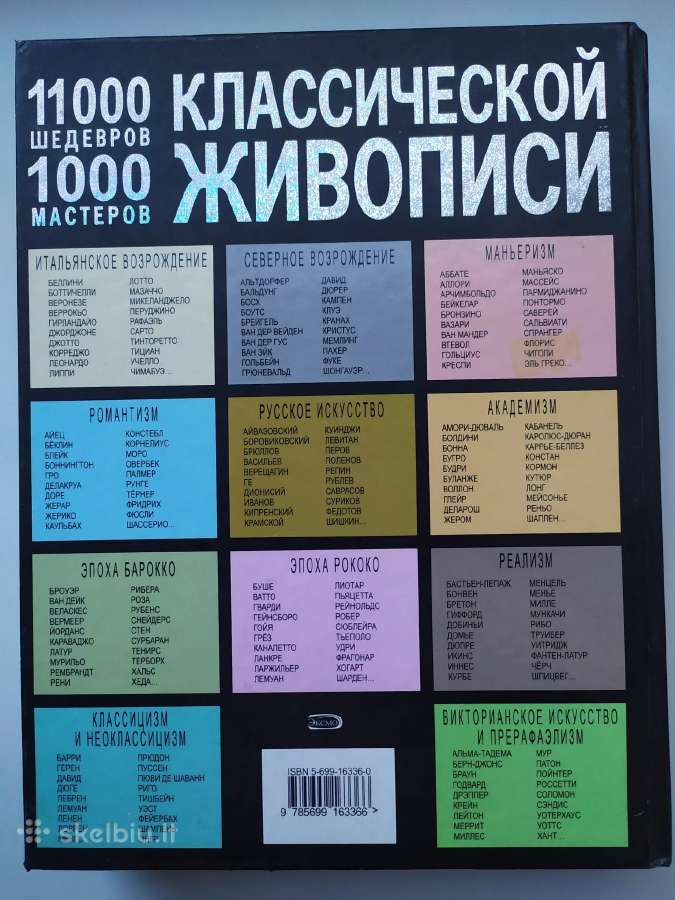 „11000 klasikinės tapybos šedevrų. 1000 meistrų." - nuotraukos Nr. 2
