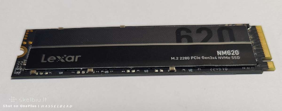 Nvme SSD 258gb naudotas