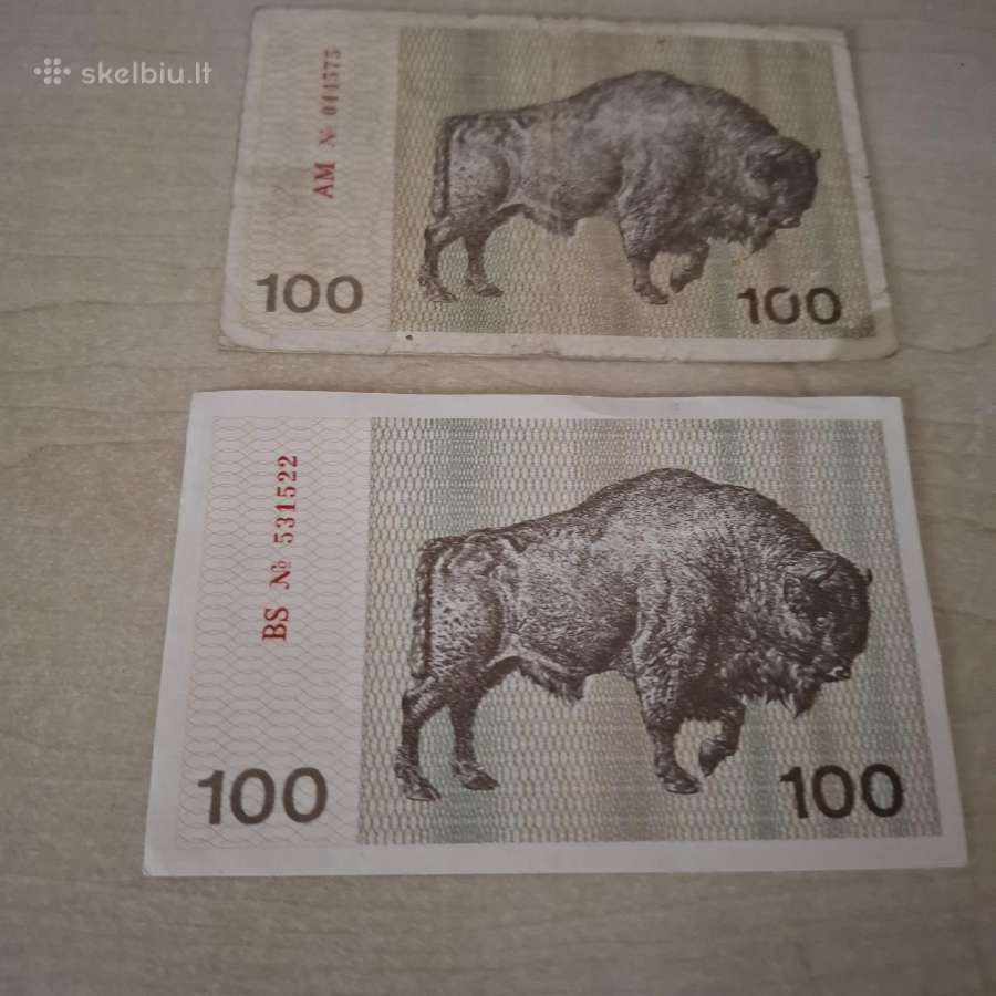 Lietuvos 100 talonų. 1991 m.