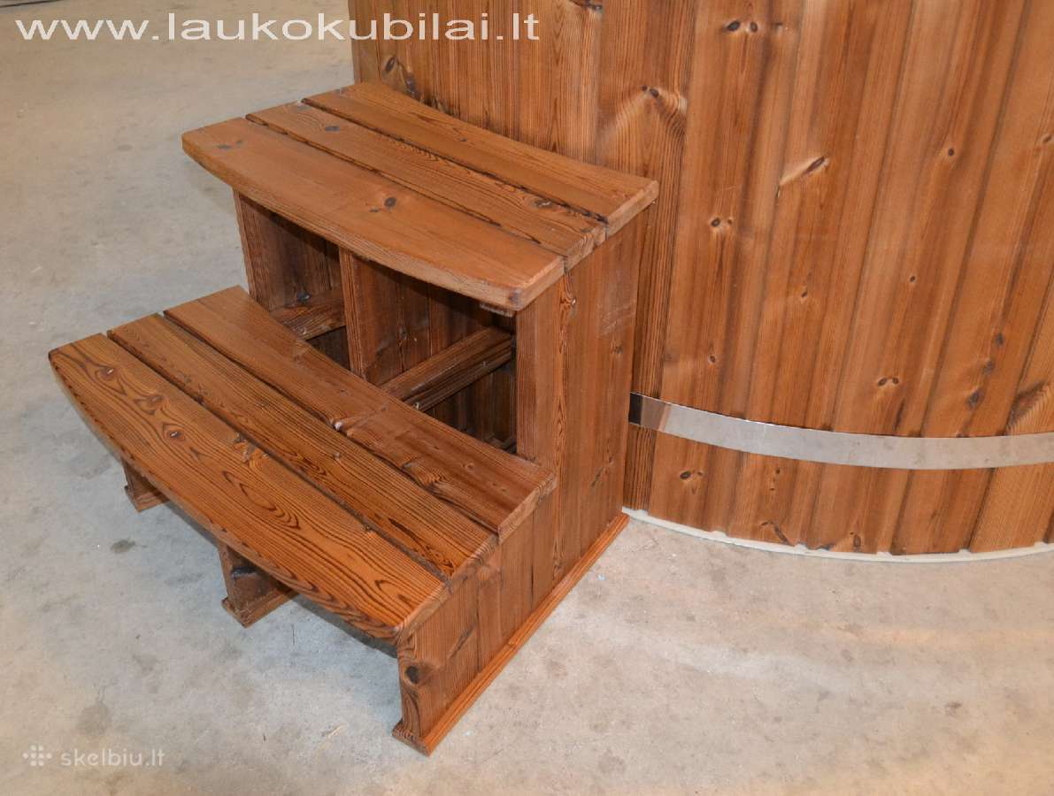 Plastikinis lauko kubilas 1.60m su Termo mediena - nuotraukos Nr. 7