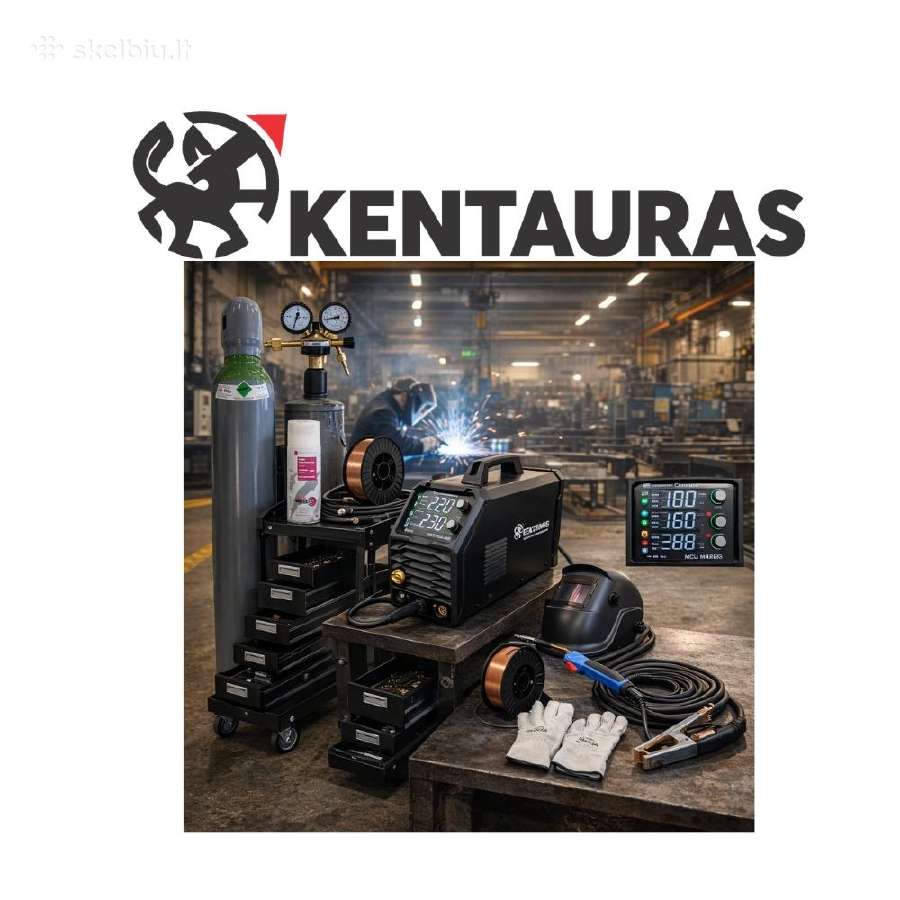Kentauro pusautomaciai iki 500 amperų nuo 289 eur