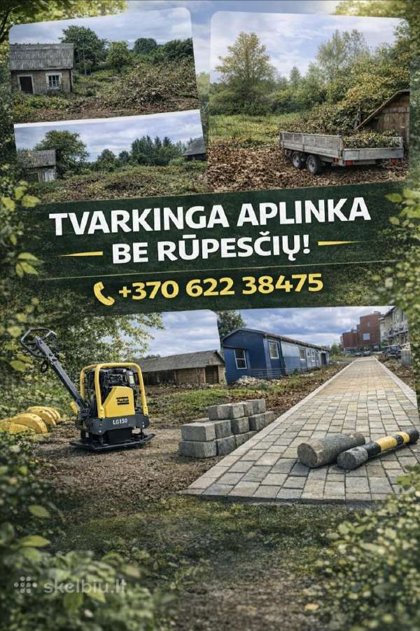 Aplinkos priežiūra dirbame ir žiemą!