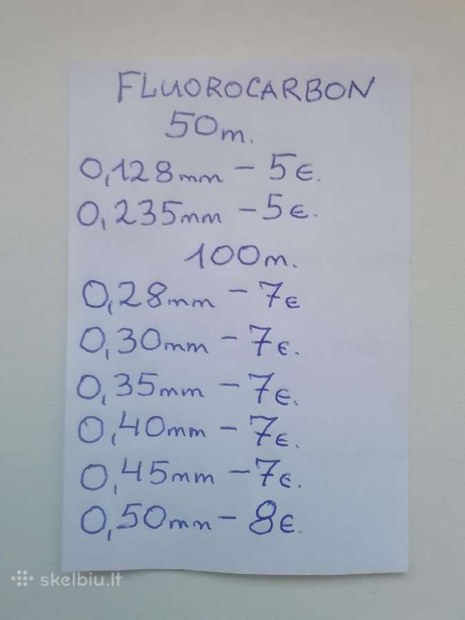 Žvejybos pavadėliai ir Fluorocarbonas. - nuotraukos Nr. 2