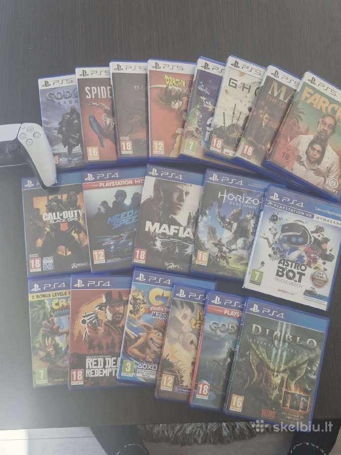 Playstation 5 slim 19 Žaidimų! - nuotraukos Nr. 2