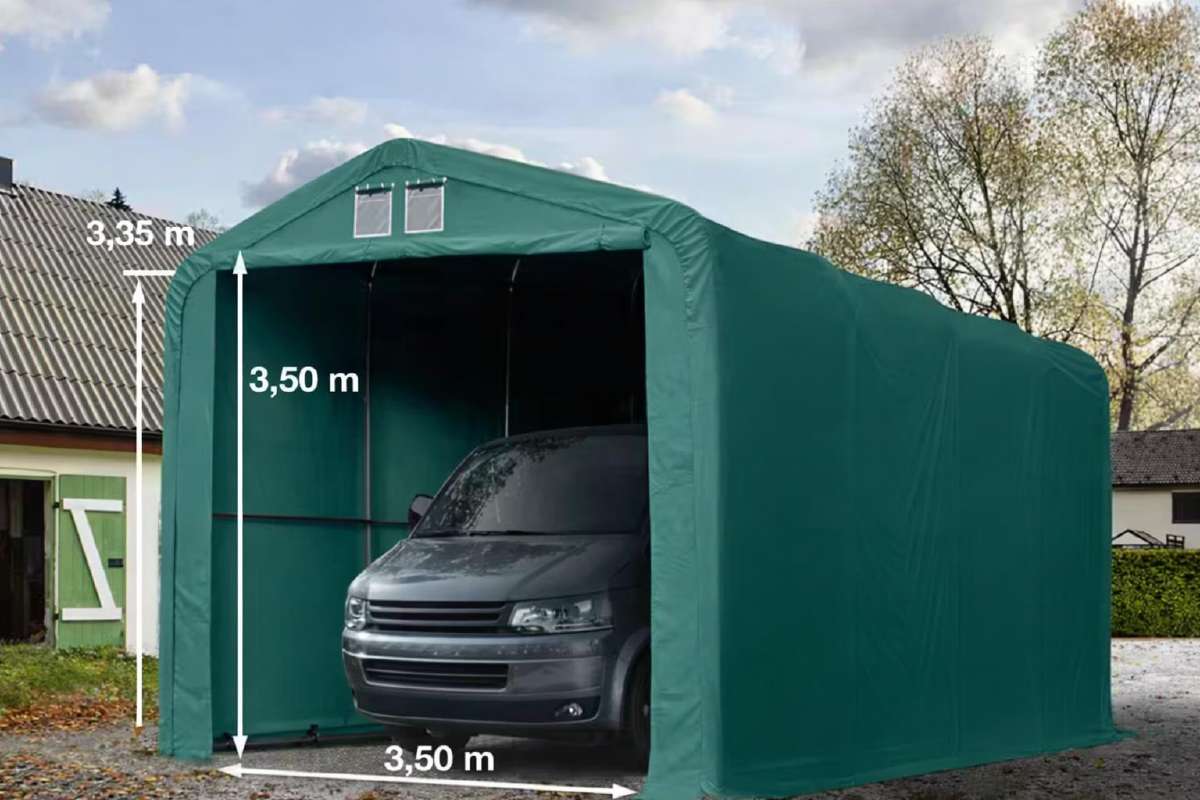 Tentinis angaras 4x8x3,35 m šonas