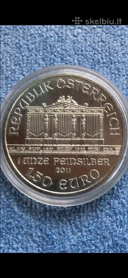 Moneta Austrija 2011m. 1,50 euru, sidabras(.999) - nuotraukos Nr. 2