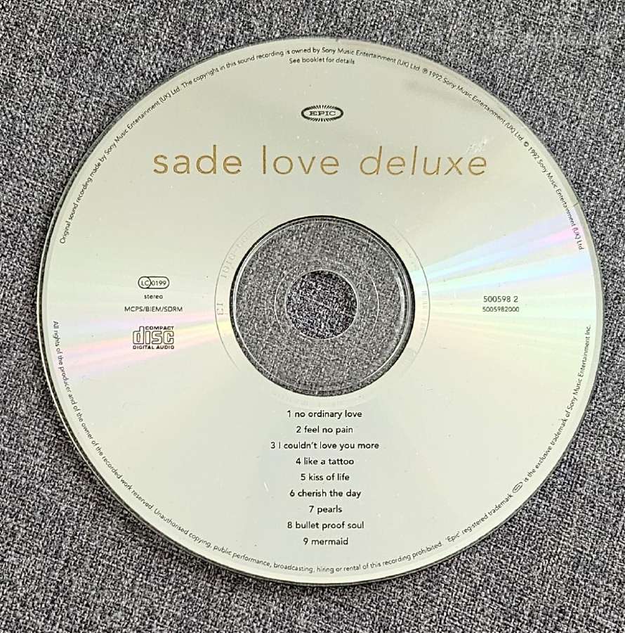 Sade-love Deluxe CD music