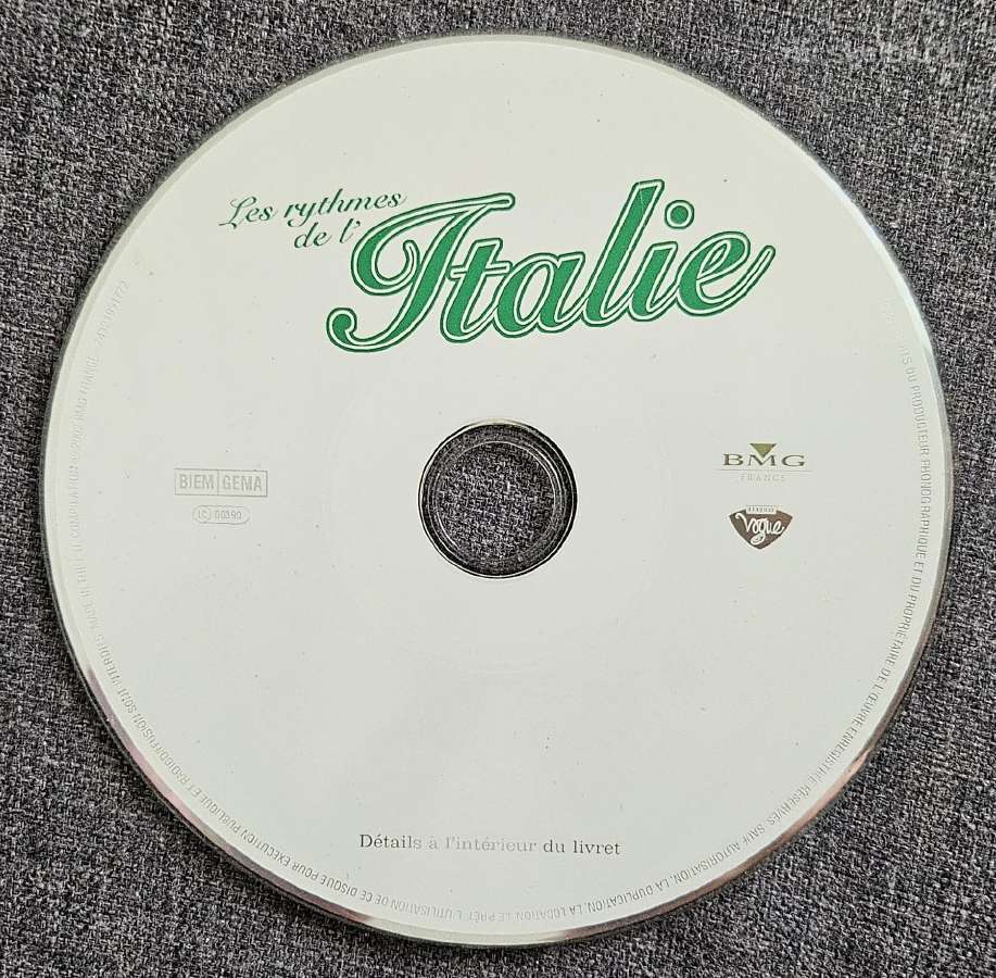 Les rythmes de l'italie CD music