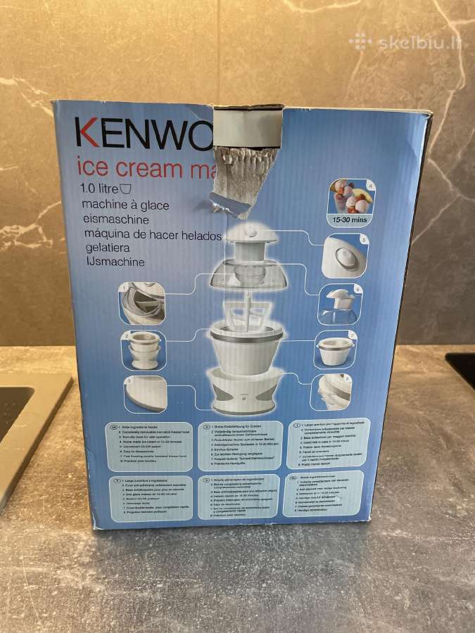 Parduodamas Kenwood ledų gaminimo aparatas - nuotraukos Nr. 9