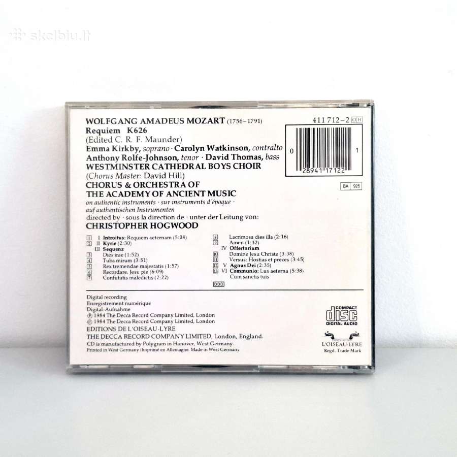 Mozart - Requiem (CD) - nuotraukos Nr. 2