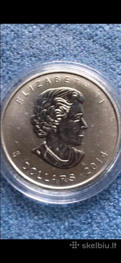 Moneta Canada 2014m. 5 dollars, sidabras(.999) - nuotraukos Nr. 2