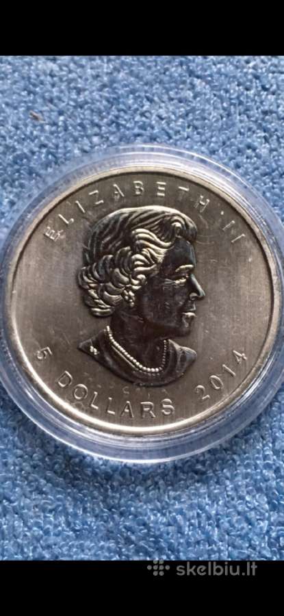 Moneta Canada 2014m. 5 dollars, sidabras(.999) - nuotraukos Nr. 2