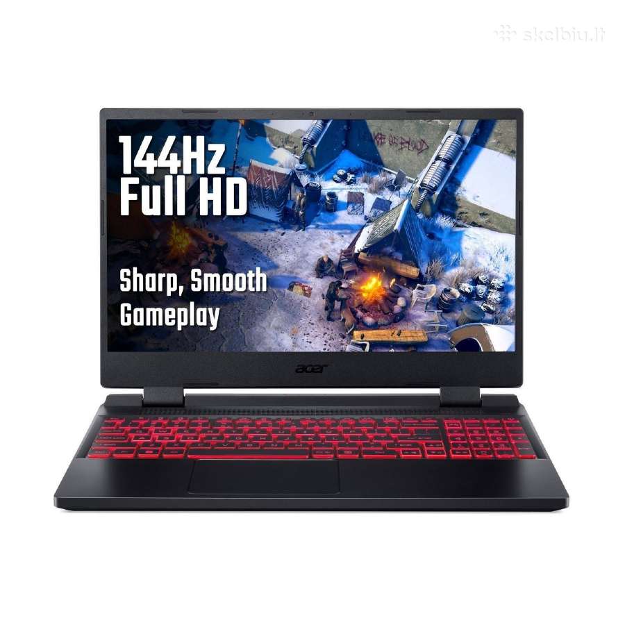 Acer Nitro 17,3ips i5 4,5ghz Rtx 3050ti 16gb 512gb - nuotraukos Nr. 12
