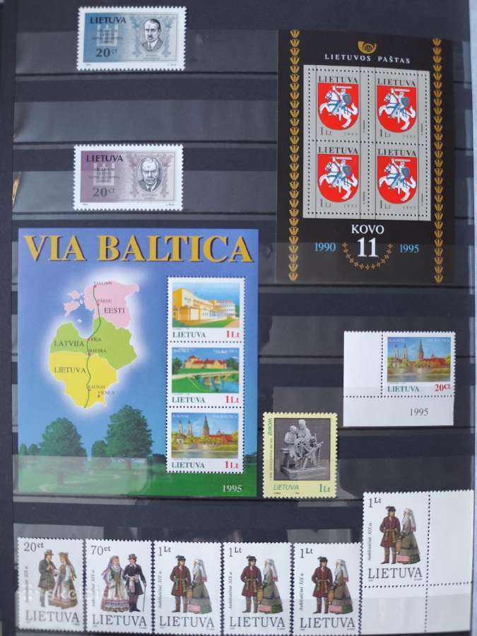1.lietuvos pašto ženklų kolekcija - nuotraukos Nr. 13