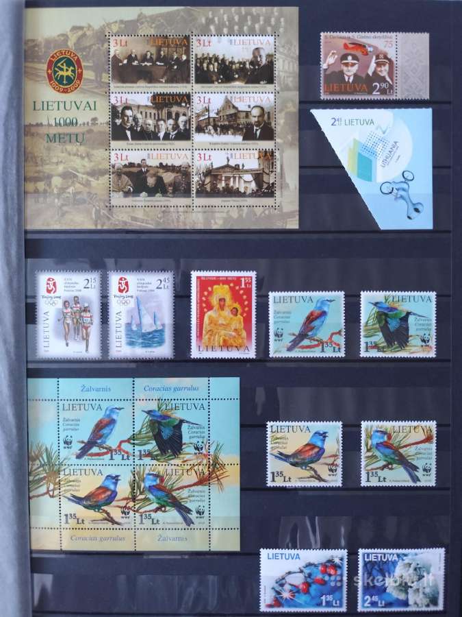 1.lietuvos pašto ženklų kolekcija - nuotraukos Nr. 30