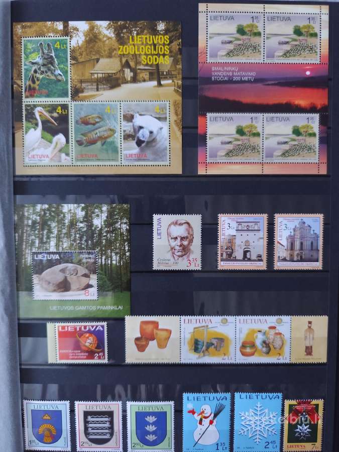 1.lietuvos pašto ženklų kolekcija - nuotraukos Nr. 32