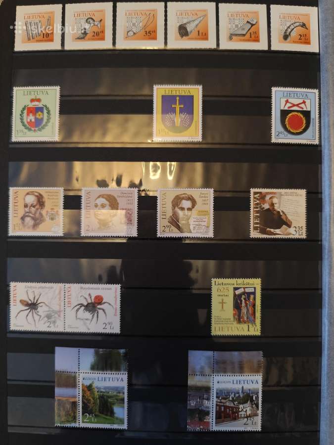 1.lietuvos pašto ženklų kolekcija - nuotraukos Nr. 33