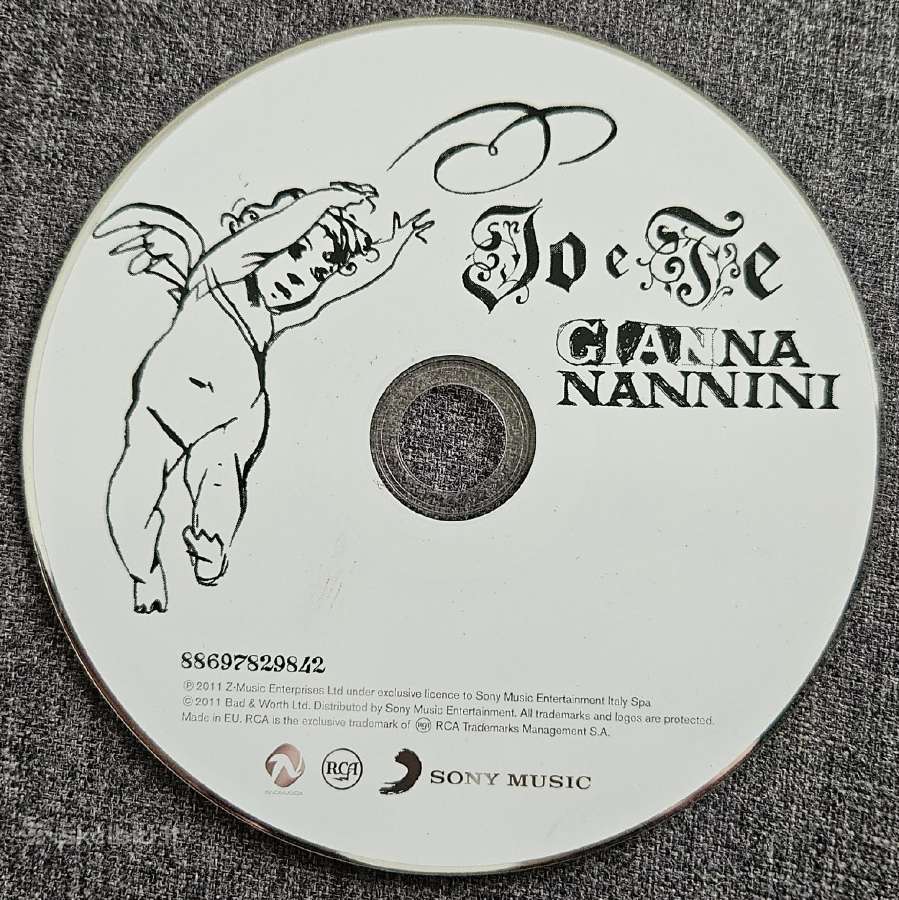 Gianna Nannini-io e Te CD music