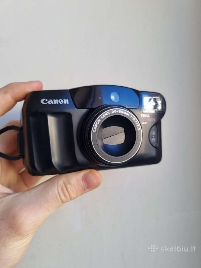Canon Prima Bf Twin juostinis fotoaparatas