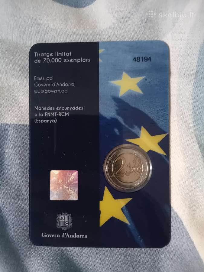 2 eurų proginės moneta Bu - nuotraukos Nr. 2