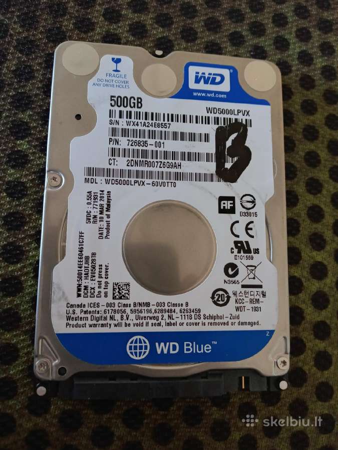 [41 €] - 640gb Toshiba 41 eur. (patikrintas) - nuotraukos Nr. 19