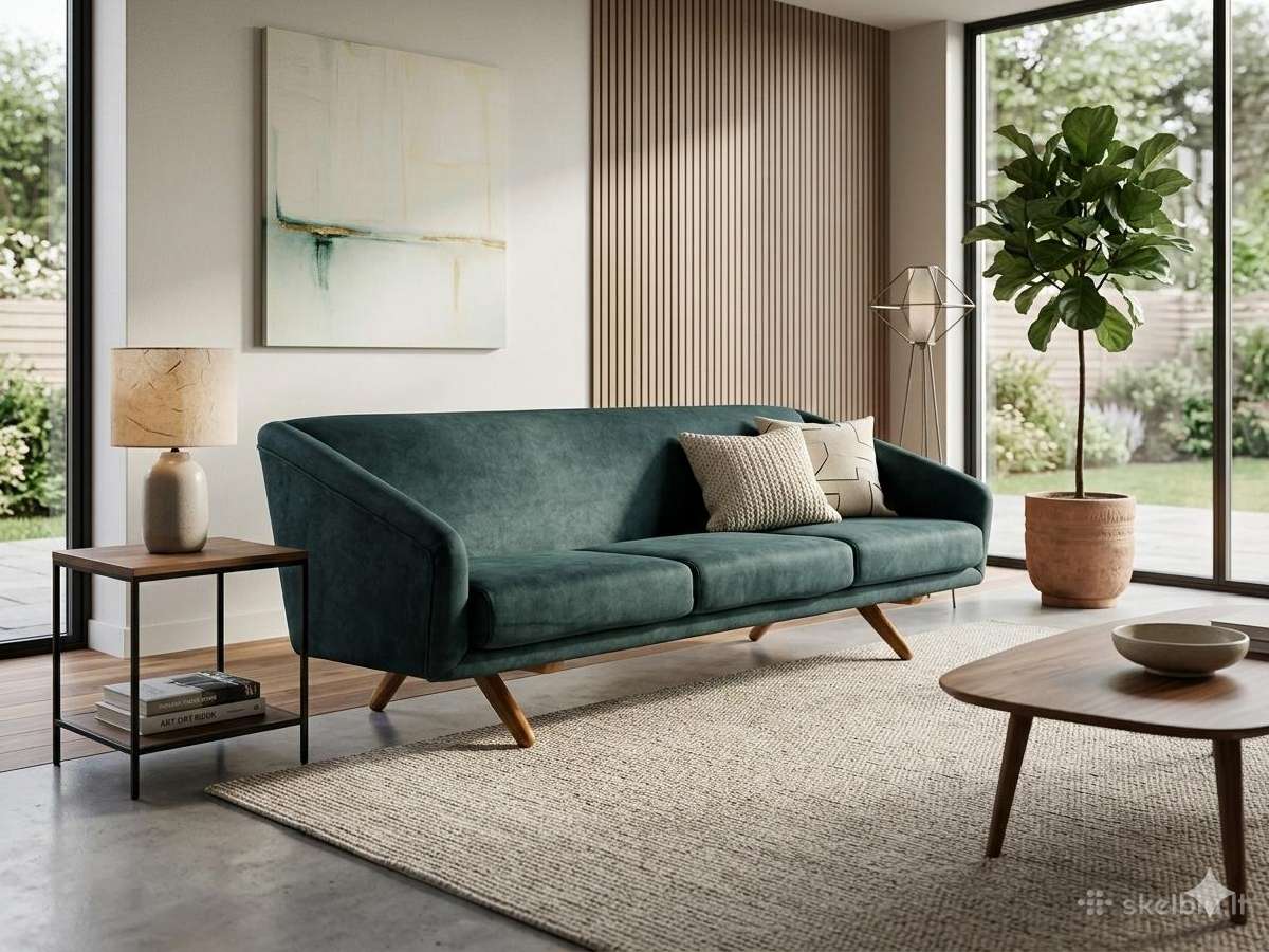 Mid Century stiliaus sofa