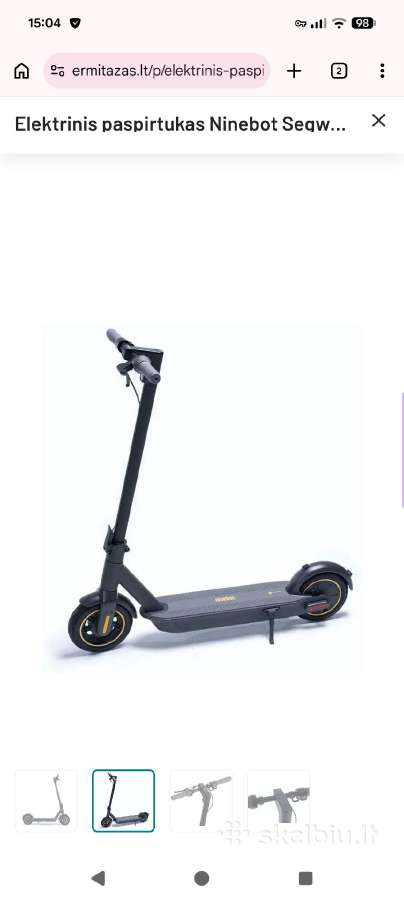 Elektrinis paspirtukas Ninebot Segway Max G30