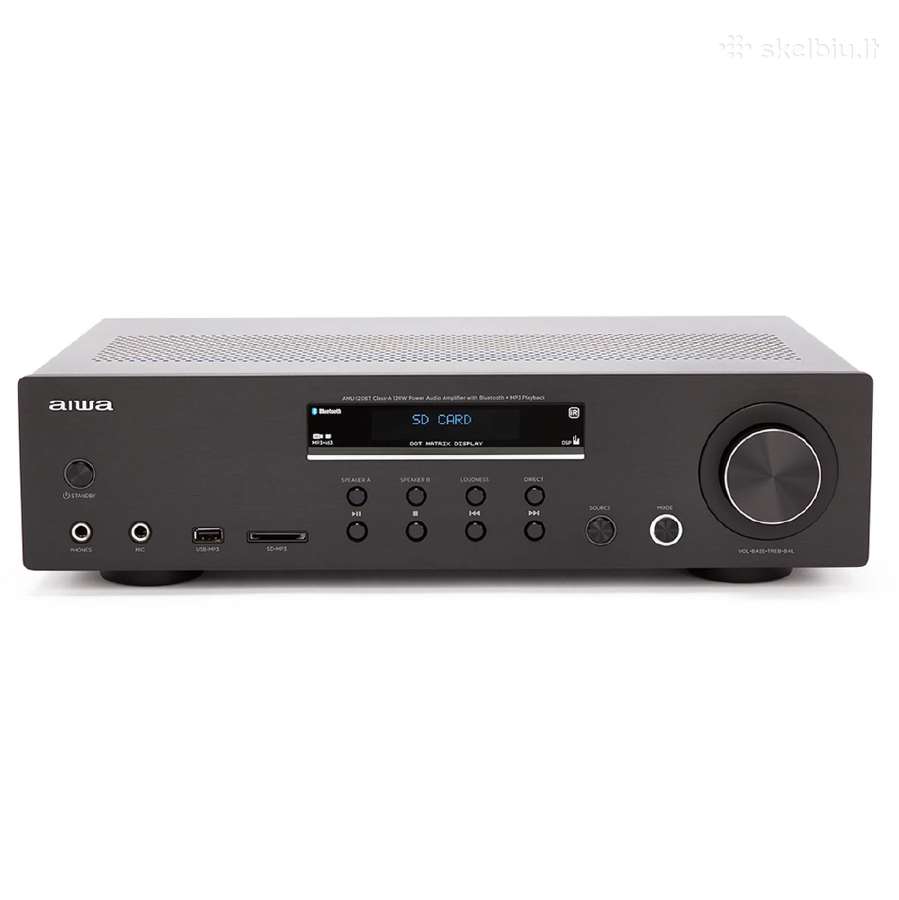 Muzikinis centras Aiwa Amu-120btsl, 120 W