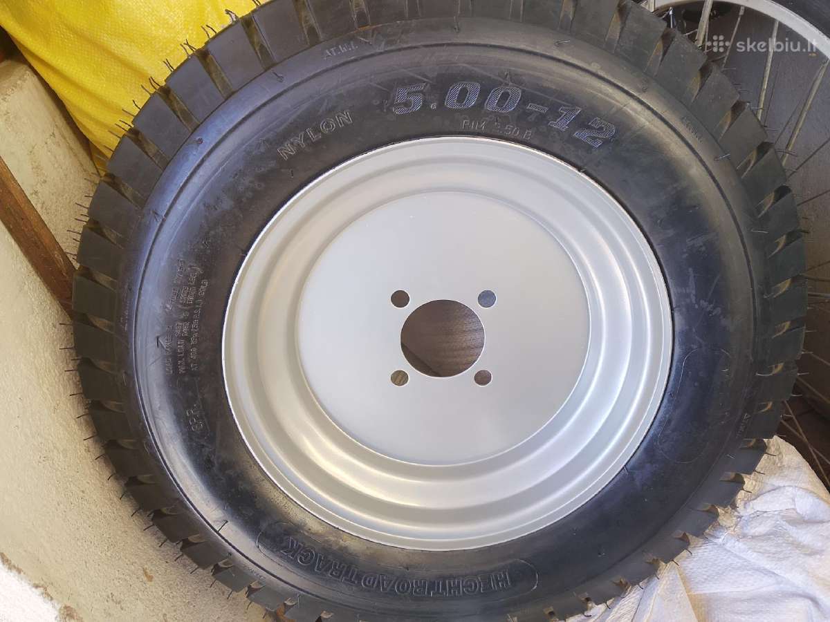 Ratas 5.00x12 kultivatoriui, motoblokui, priekabai - nuotraukos Nr. 4