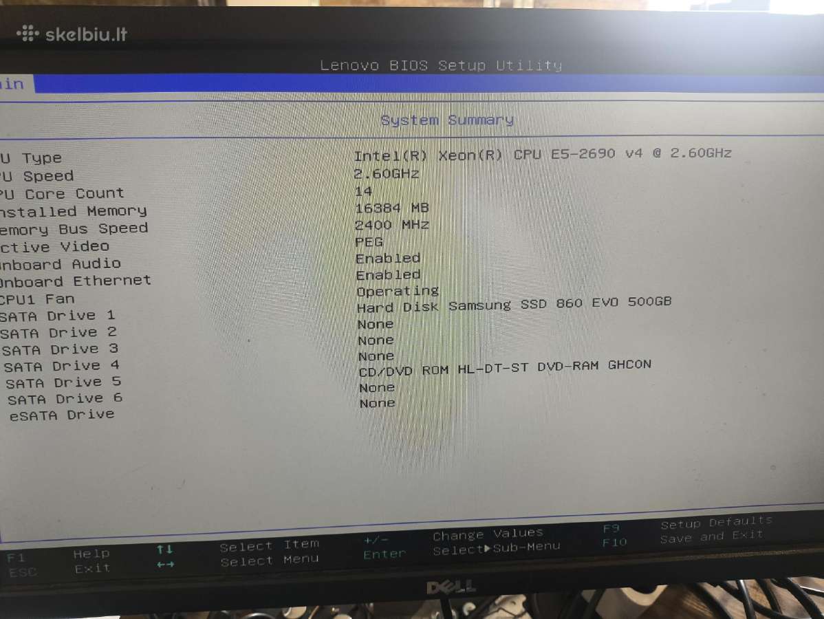 Thinkstation P510 E5-2690 V4 16gb 500gb SSD - nuotraukos Nr. 6