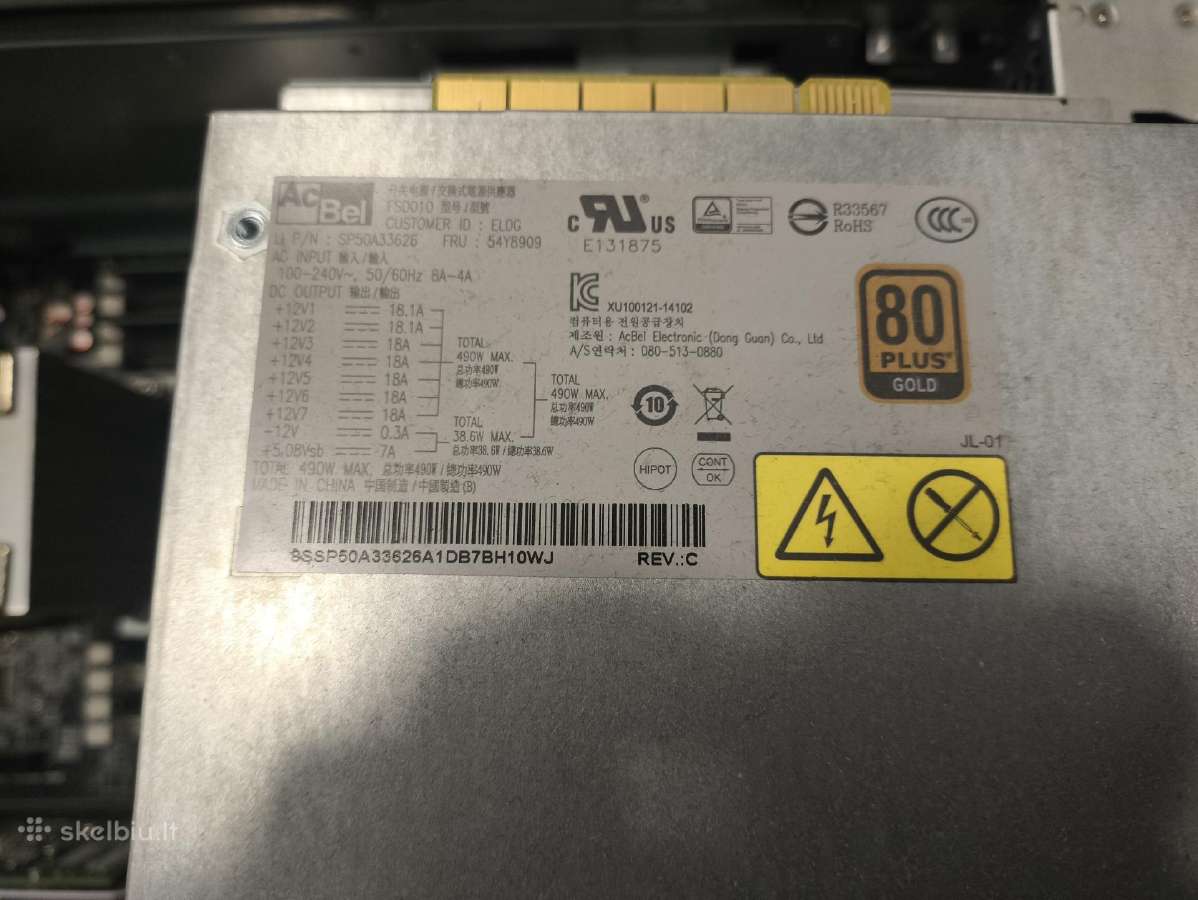 Thinkstation P510 E5-2690 V4 16gb 500gb SSD - nuotraukos Nr. 5