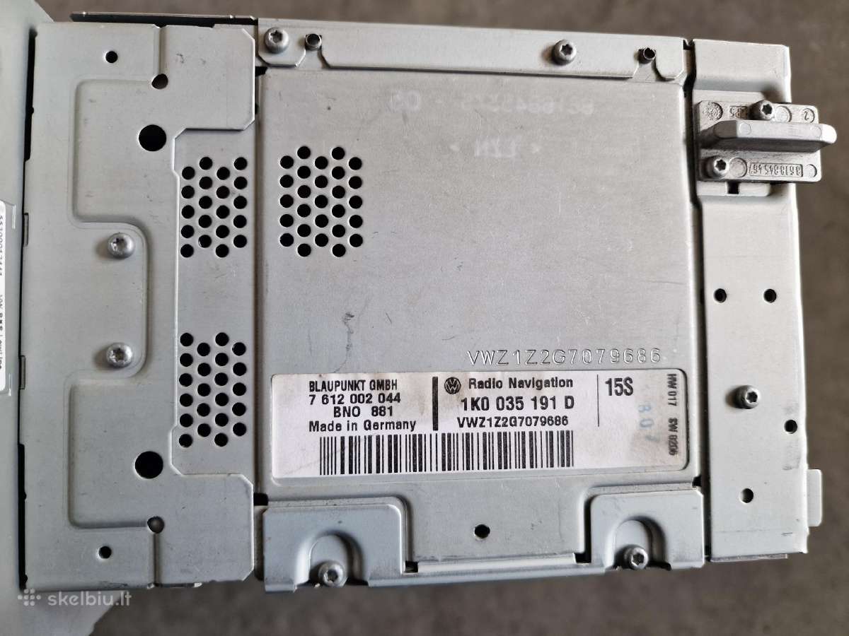 Originali Volkswagen Rns 300 automagnetola - nuotraukos Nr. 7