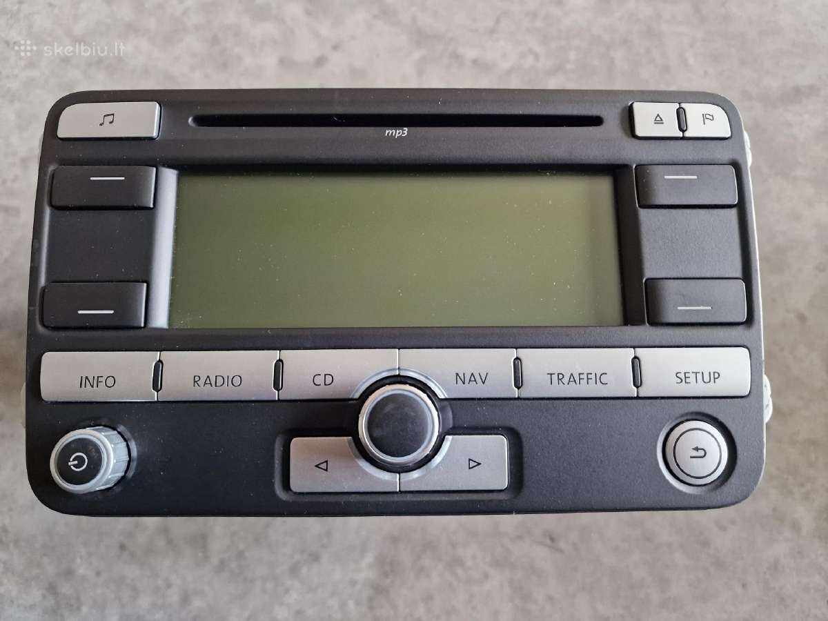 Originali Volkswagen Rns 300 automagnetola - nuotraukos Nr. 5