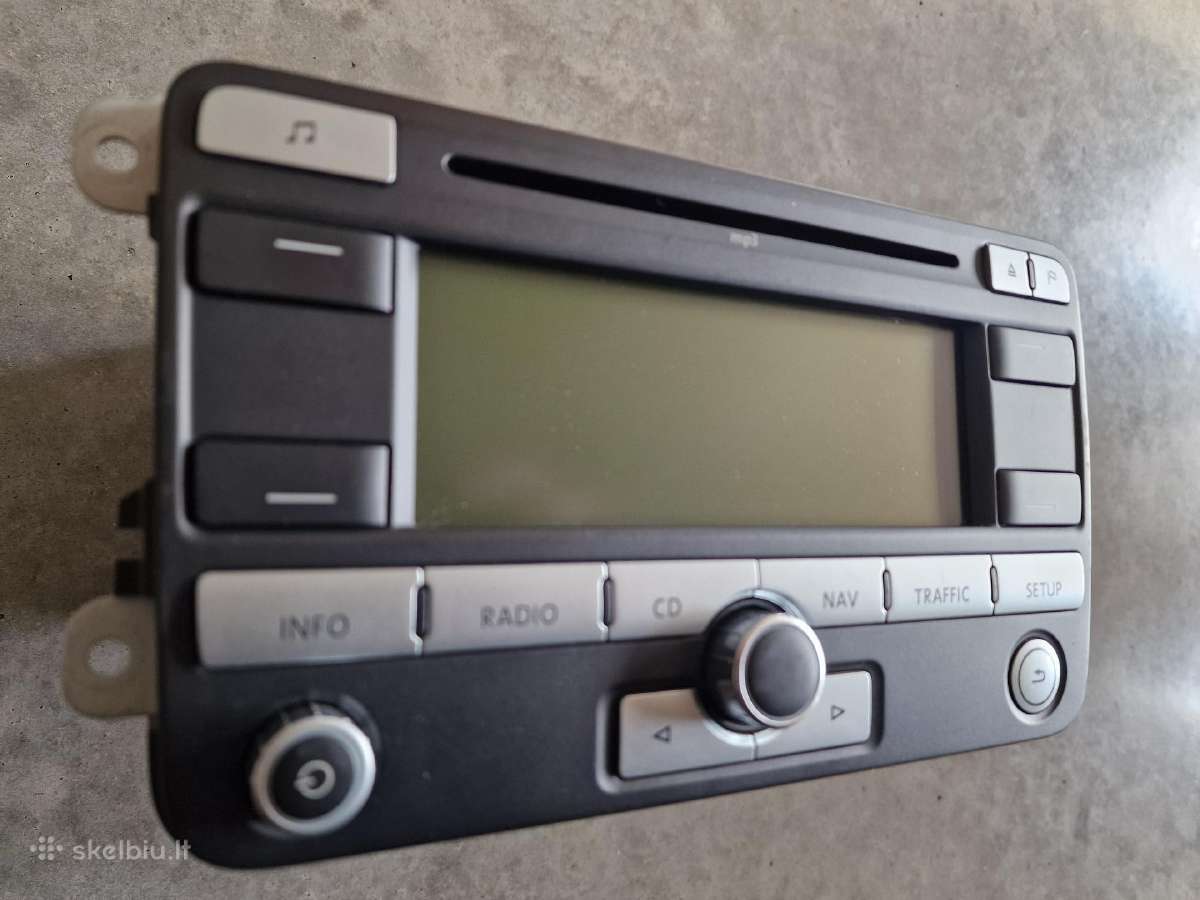 Originali Volkswagen Rns 300 automagnetola - nuotraukos Nr. 6