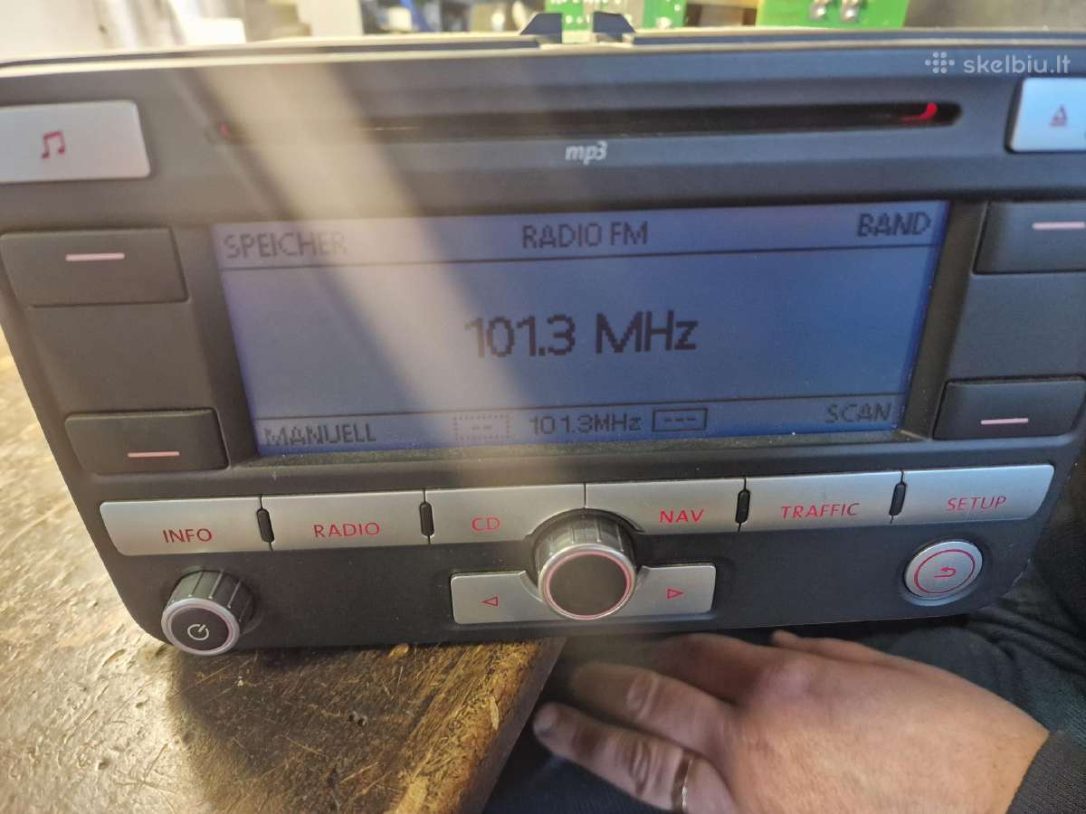 Originali Volkswagen Rns 300 automagnetola