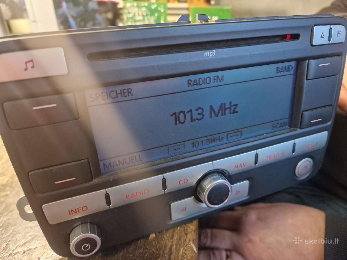 Originali Volkswagen Rns 300 automagnetola - nuotraukos Nr. 2