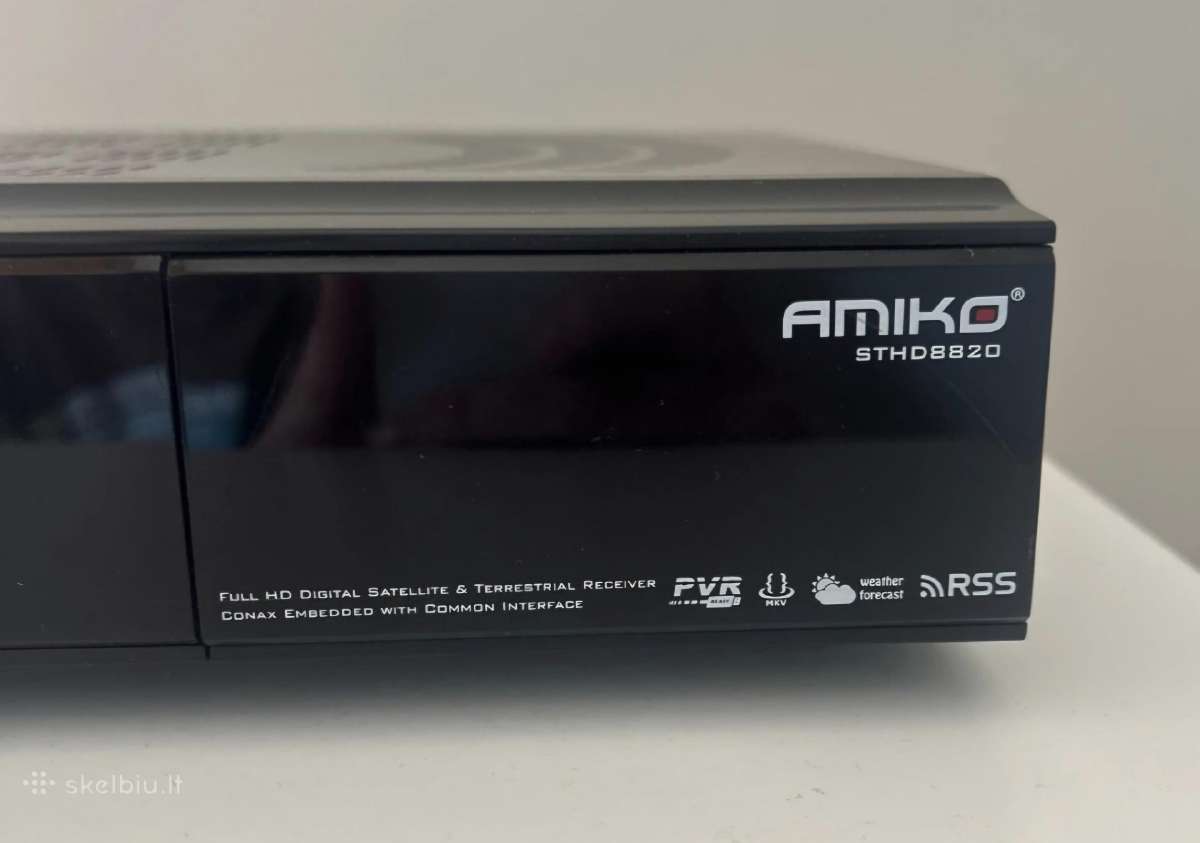 Amiko Sthd8820 palydovinis ir antžeminis imtuvas - nuotraukos Nr. 2