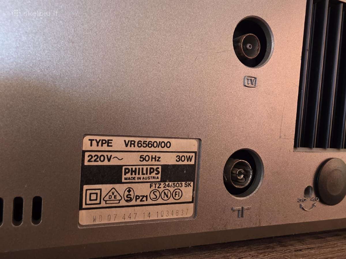 Philips Vr6560 videogrotuvas - nuotraukos Nr. 7