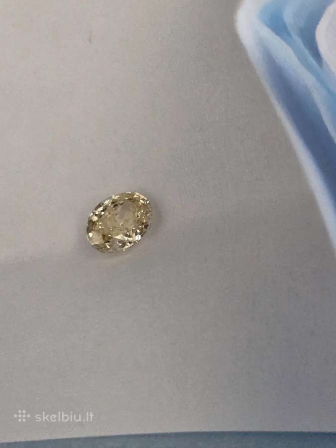 Natūralus 1,01ct. Fancy Yellow briliantas, Gia - nuotraukos Nr. 4
