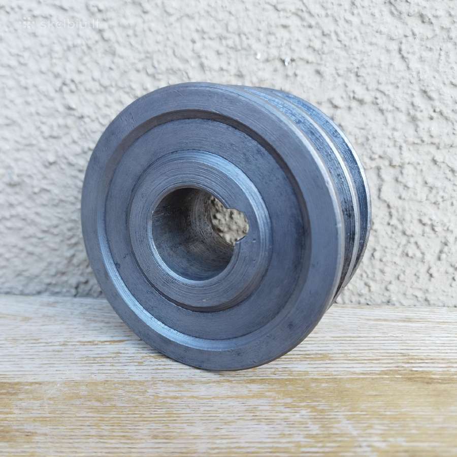 Skriemulys škivas metalas variklio ašies dvigubas - nuotraukos Nr. 6