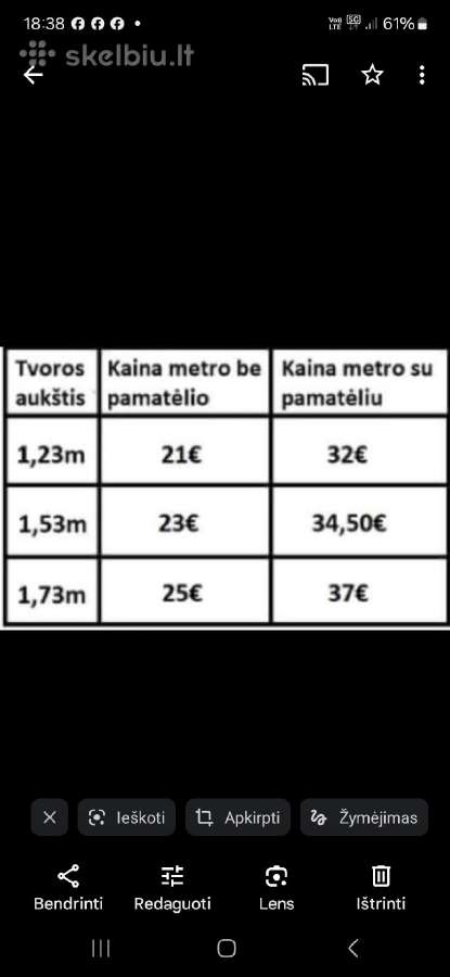 Segmentiniu tvoru statymas ir montavimas - nuotraukos Nr. 9