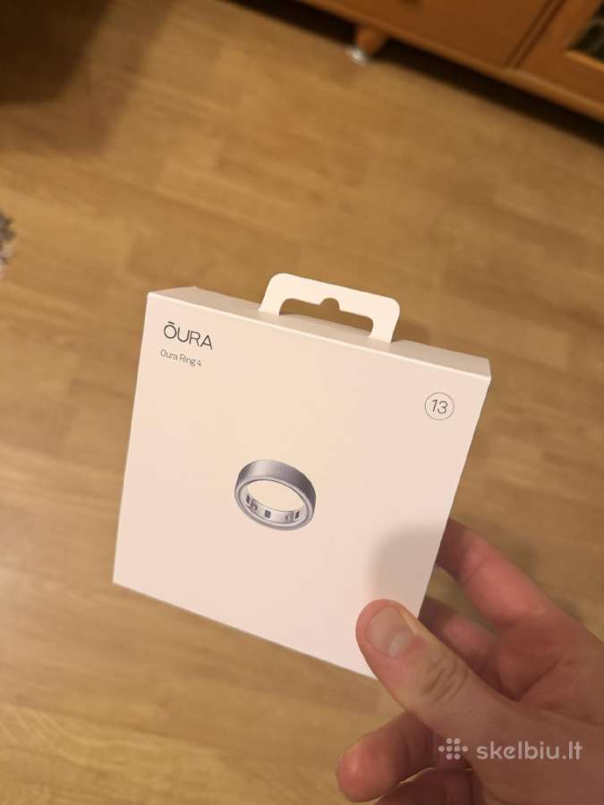 Neišpakuotas Oura Ring 4 Brushed Silver (Size 13)