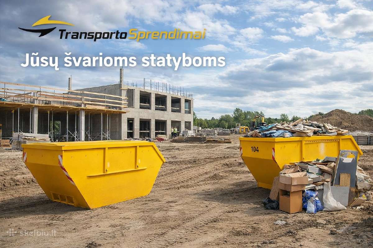 Statybinių konteinerių nuoma atliekoms - nuotraukos Nr. 2
